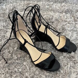 Jessica Simpson Black Strappy Sandals